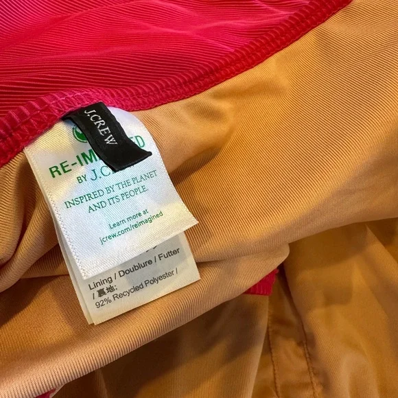 J. Crew Hot Pink One Shoulder One Piece Swimsuit Size 18 NWOT - Picture 5 of 7